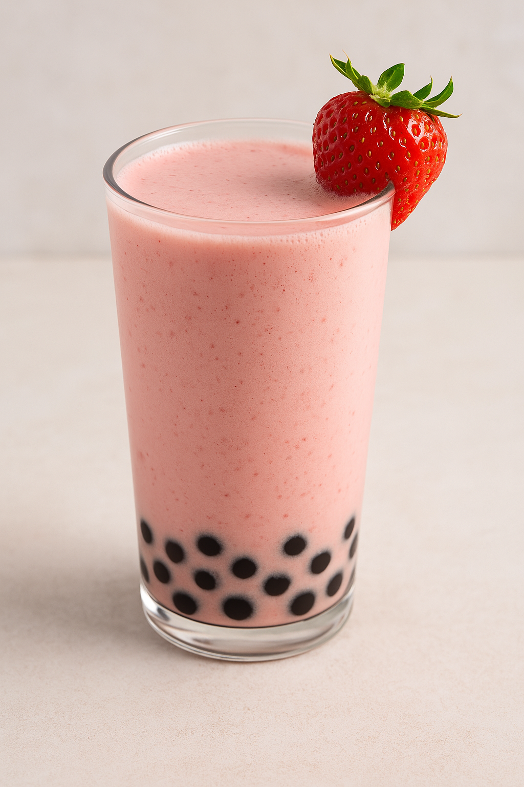 Strawberry Boba Lassi