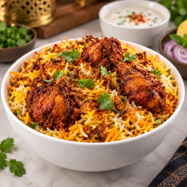 Chicken Fry Dum Biryani