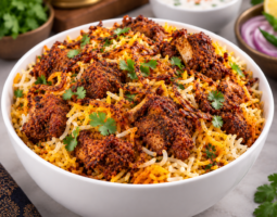 Goat Fry Dum Biryani