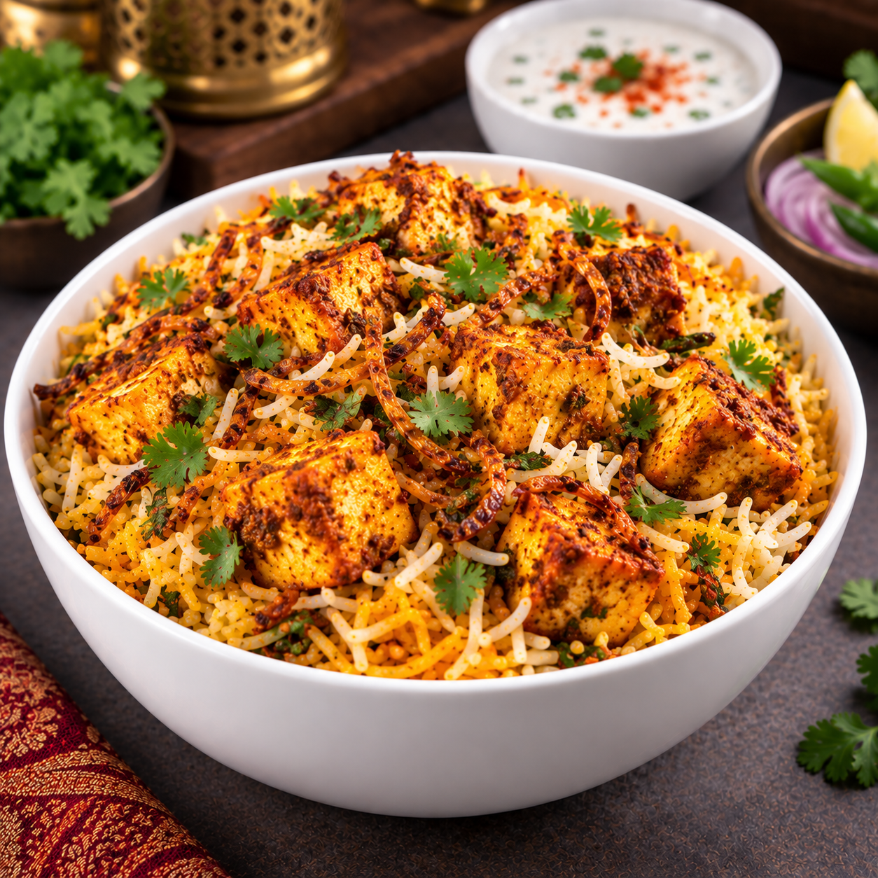 Paneer Dum Biryani