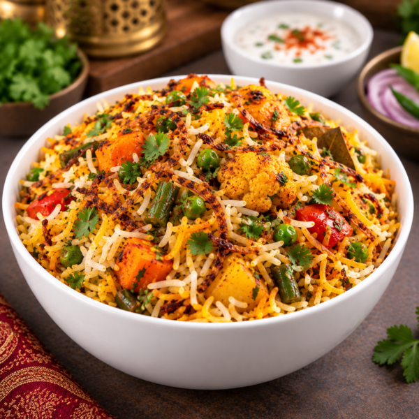 Vegetable Dum Biryani