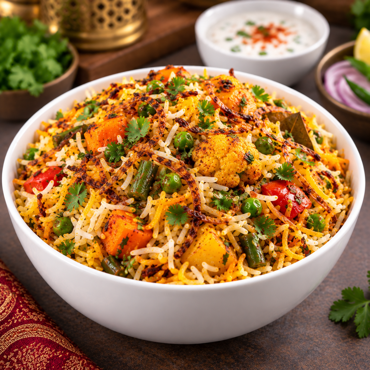 Vegetable Dum Biryani
